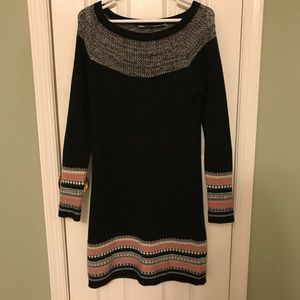 ATHLETA Women’s “Fair Isle” Sweater Dress Size S